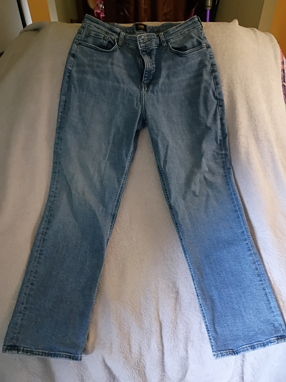 Lee Men's Straight Leg Jeans - Blue Denim